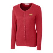USC Trojans Women's Cardinal Lakemont Cardigan